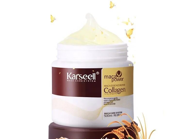 Máscara de Colágeno Karseell Original: Renovação e Brilho para Cabelos 500ml + Brinde - 11